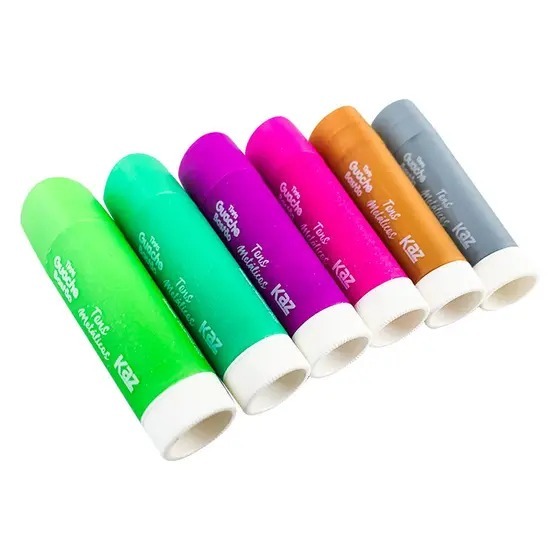 GUACHE BASTAO 6 CORES METALICAS